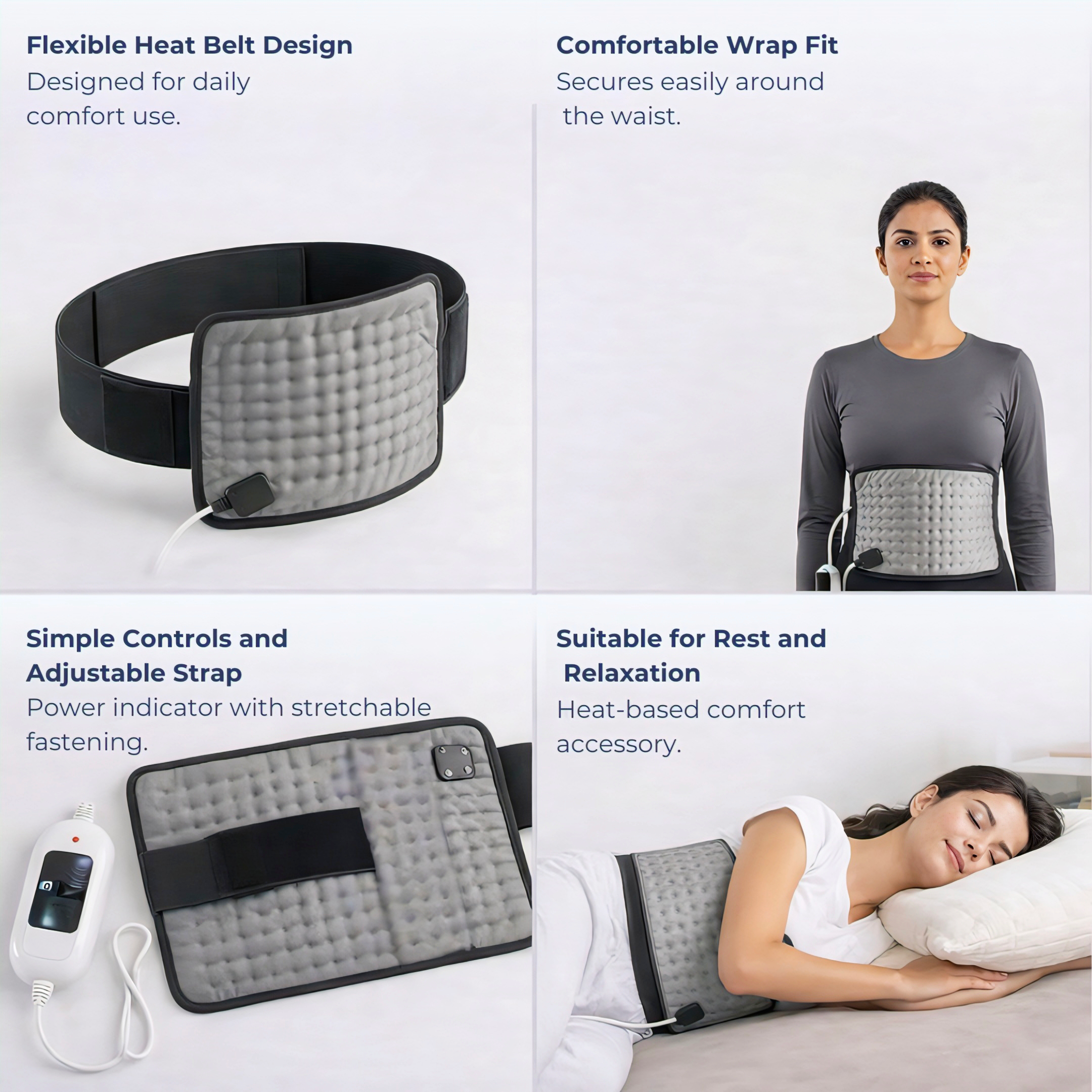ThermiBelt™ – Heat Therapy Lumbar Support Belt