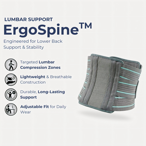 ErgoSpine™ – Orthopedic Lumbar Support Belt
