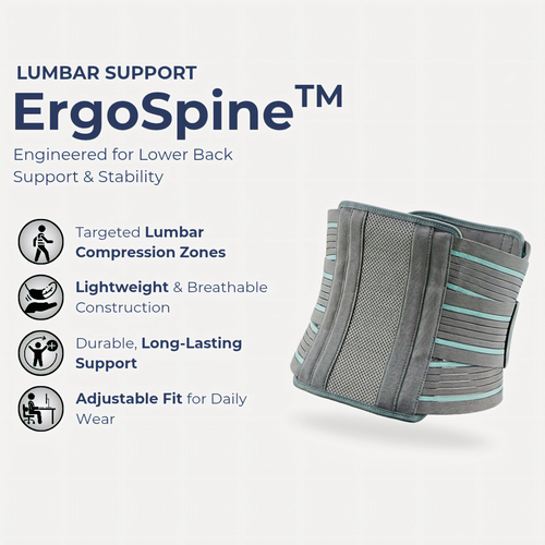 ErgoSpine™ – Orthopedic Lumbar Support Belt