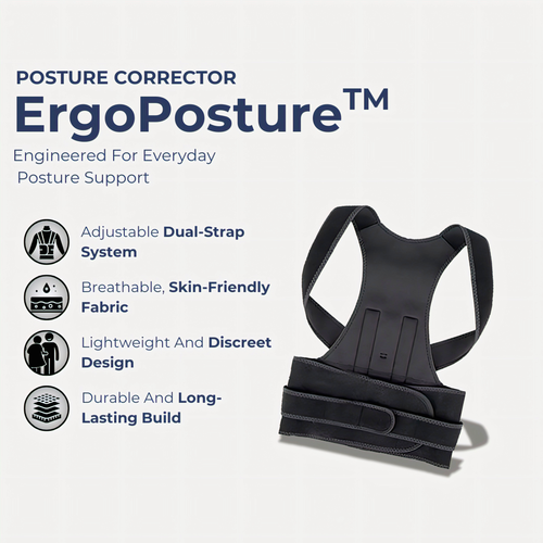 ErgoPosture™ – Posture Corrector & Upper Back Support